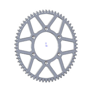 Couronne 62 dents chaine 520